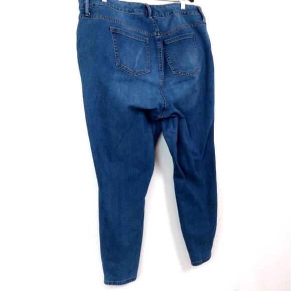 Torrid Size 20R High Rise Curvy Jeans Stretch Denim Medium Blue Wash - Picture 7 of 12